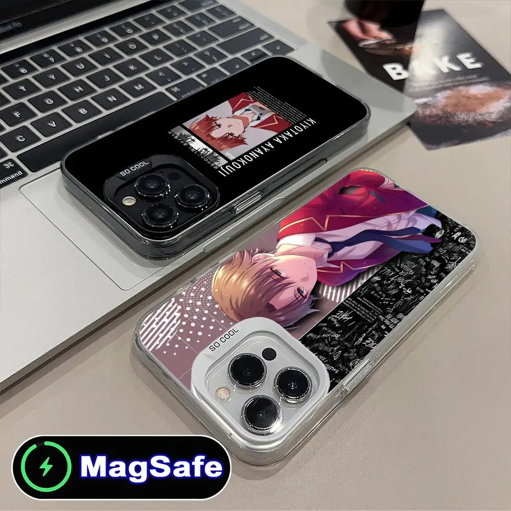 

Чехол для телефона Classroom Elite Ayanokoji для iPhone 16, 15, 14, 13, 12, 11 X XR XS 8 7 Pro Max Plus MagSafe, цветной красивый роскошный чехол