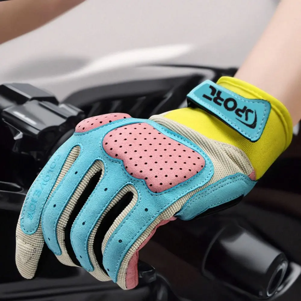 

Перчатки для активного отдыха с полным покрытием пальцев, износостойкие, нескользящие, велосипедные, амортизирующие, дышащие, мотоциклетные, для кемпинга