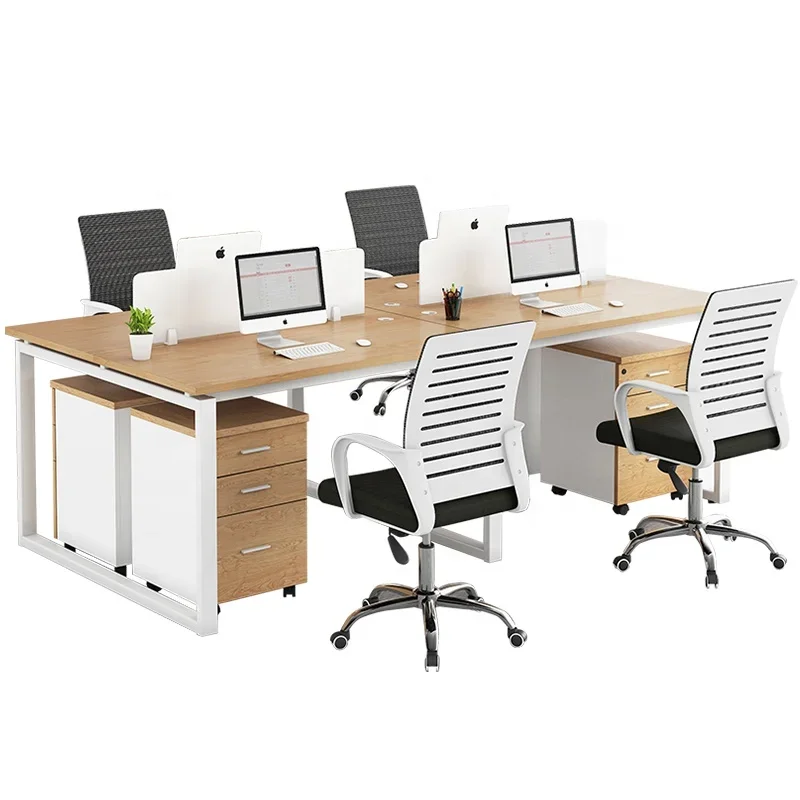 office partition table modular office table and chair set Bureau de travail Staff desk Cubicle workstation Office Furniture