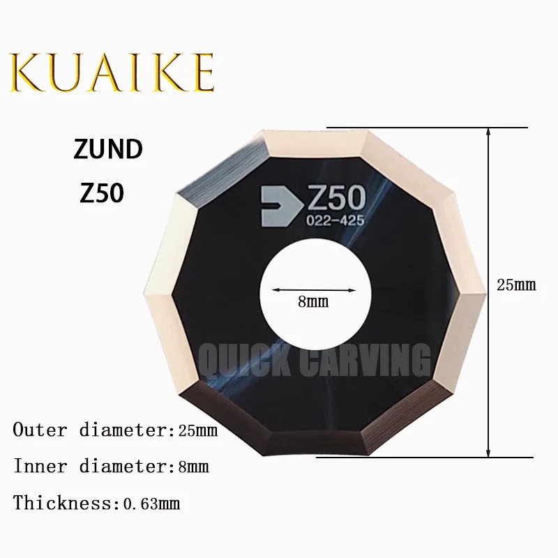 10 Stuks Zund Oscillerende Snijder Carbide Wolfraamblad Roterende Machine Snijgereedschap Router Mes Zund Z50 Z51 Z52 Z53