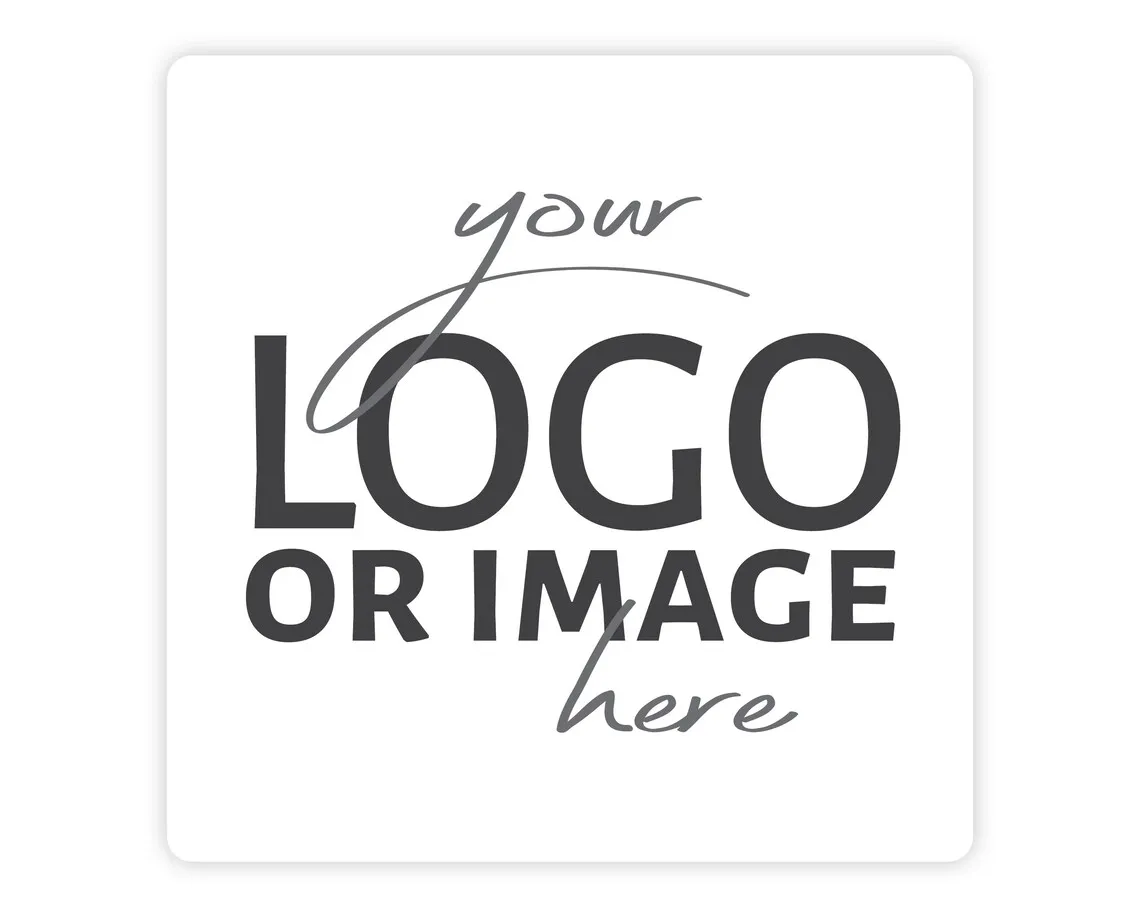 Customized rectangular logo stickers, waterproof labels, transparent design, your own product labels