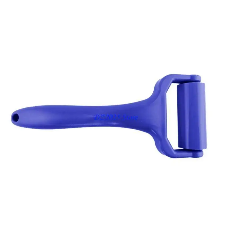 

Q6RC Silicone Soft Roller Vinyl Record Cleaner Squeegee Wheel Anti-Static Sticky Dust Collection for Film Application Craft