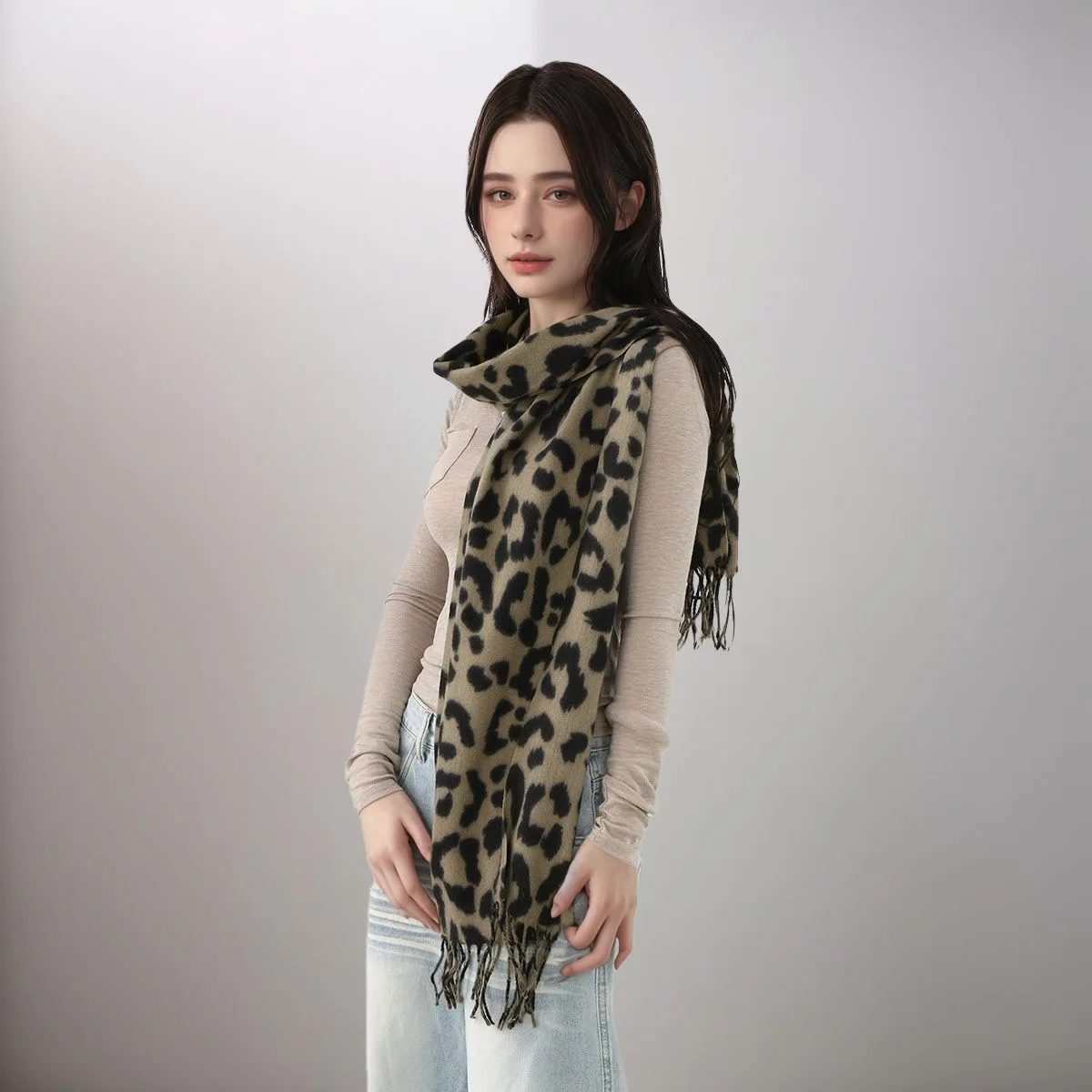 وشاح رأس أنيق، وشاح أنيق وخفيف الوزن، تصميم عصري، تغطية كاملة، سهل المطابقة للملابس الرسمية وغير الرسمية #1