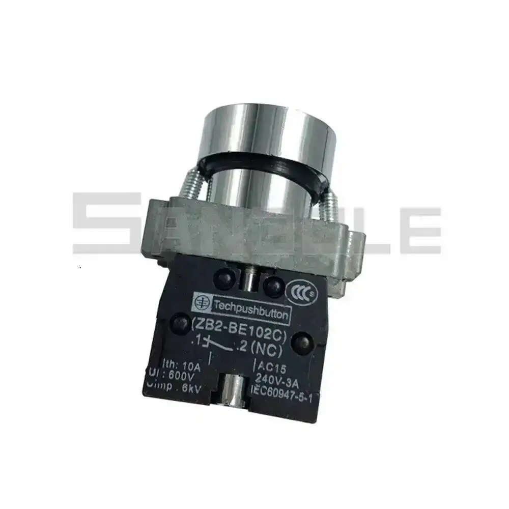 10pcs Reset 22mm Push Button Switch XB2-BA31 BA42 BA51 Flat Knob Momentary 1NO 1NC Touch Start Stop ON-OFF