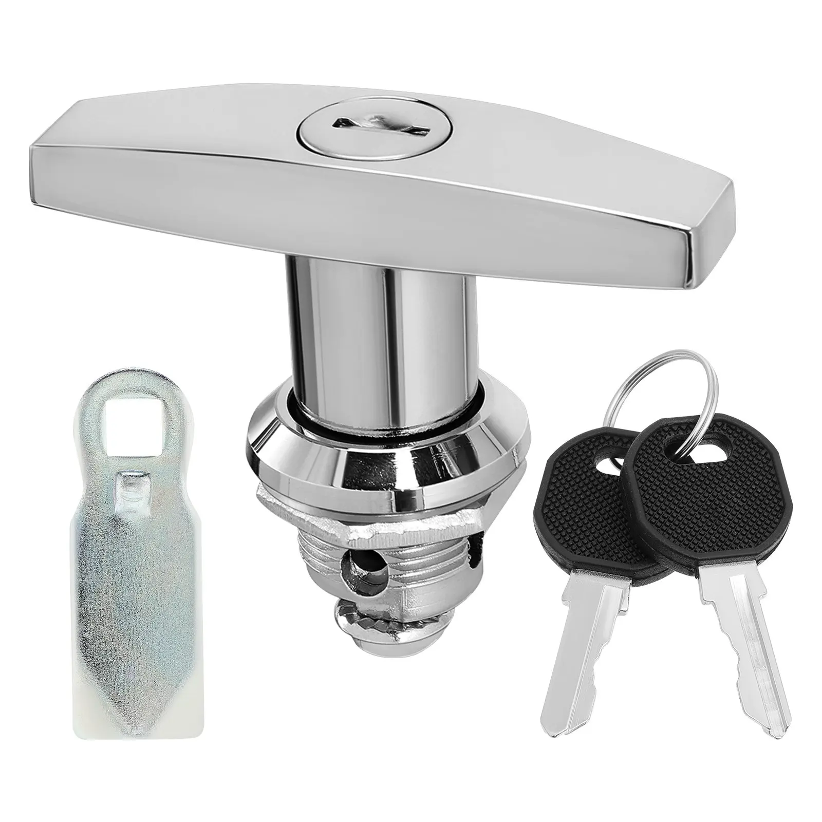 T-Handle Lock Heavy Duty Keyed Zinc Alloy Cabinet Door Lock Filing Cabinet Toolbox Drawer Mailbox Rv Storage Replacement
