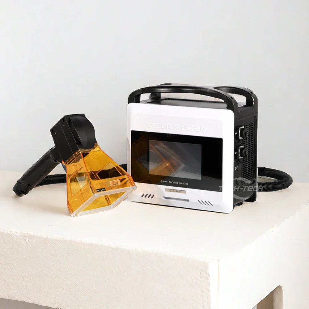Mini macchina per incisore di fibre intelligente ad alta velocità 20w 30w Macchina per marcatura di fibre portatile portatile per metallo