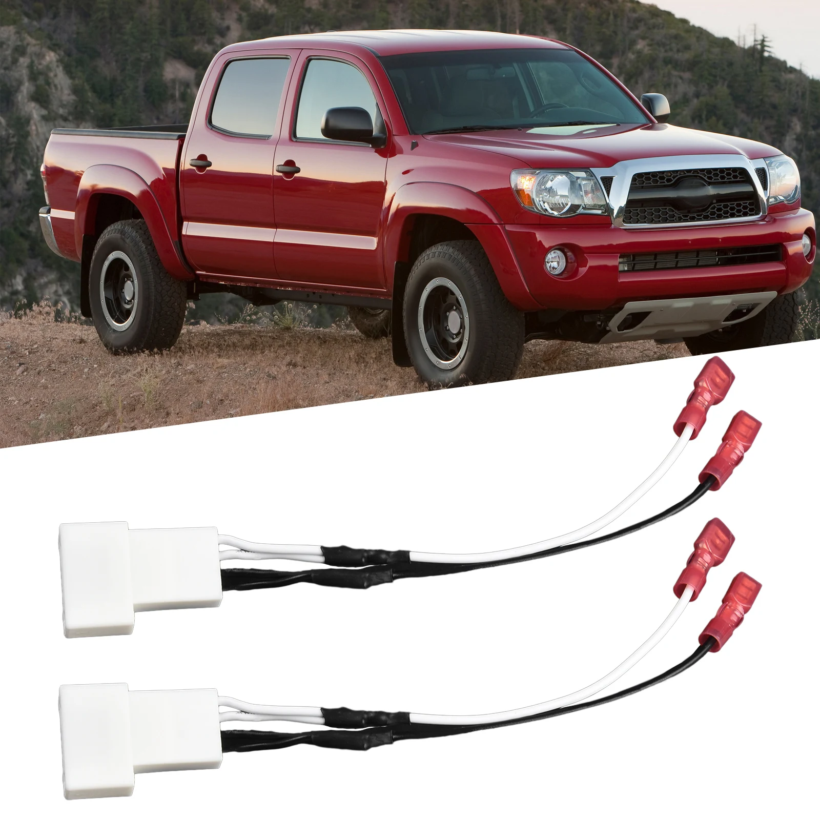 Parts Speaker Wire Harness For Toyota Accessories For Tacoma 2016-2019 23.5cm (9.25inch) 2pcs 4 Pins Practical