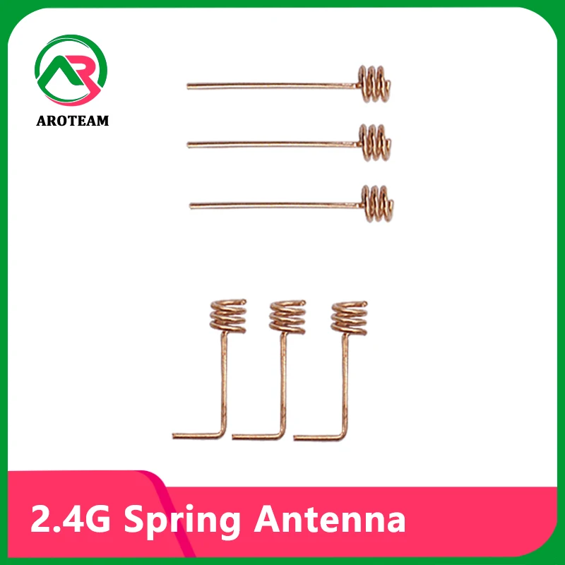 100PCS 2.4G WiFi Spring Antenna 2~3dBi Built-in Copper Omni Helical Aerial Signal Booster Receiver For Wireless Network Card