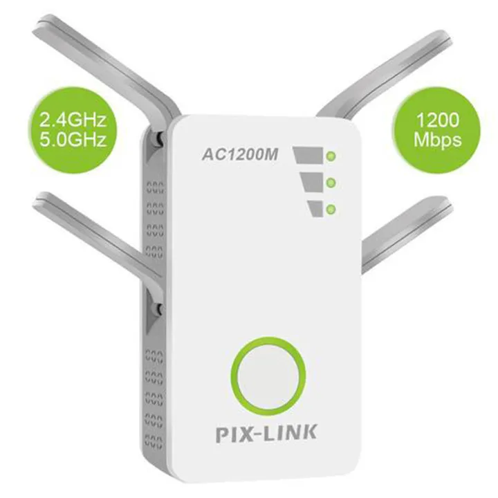 

Pix-link 1200 Мбит/с беспроводной повторитель Wi-Fi 2,4G 5G маршрутизатор сигнала 802.11ac беспроводной удлинитель дальнего действия усилитель WIFI Booster AC09