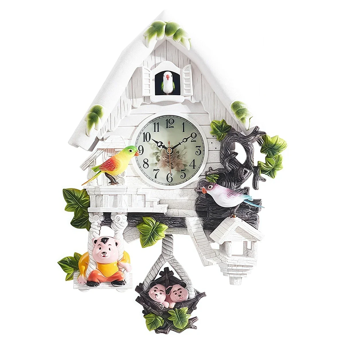 

Living Room Art Wall-mounted Alarm Clock Artistic Wall Clock Unique Craftsmanship Whimsical Clock Accurate Timekeeping