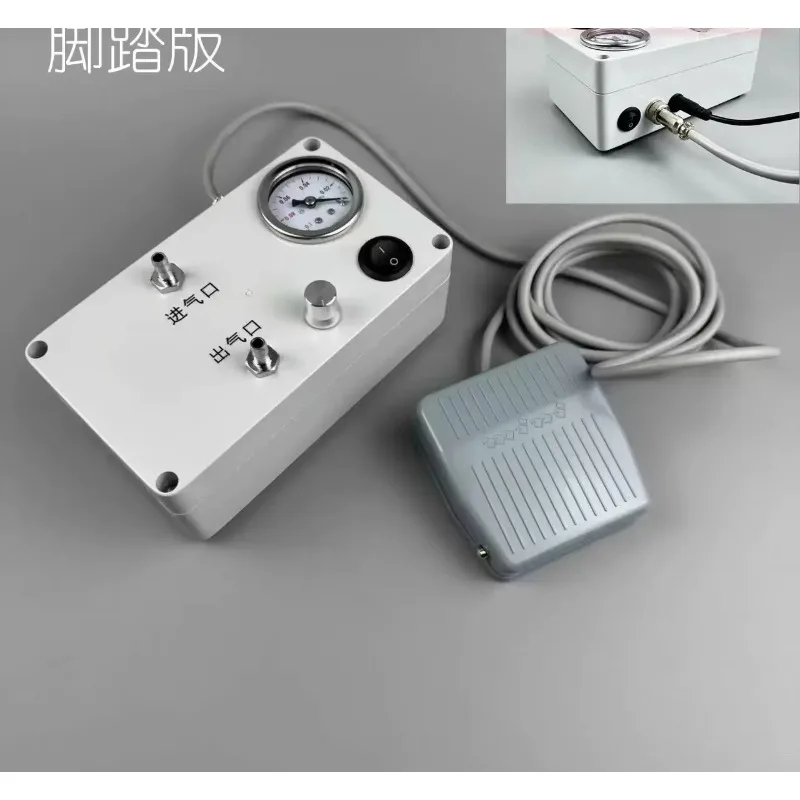 Dual Function Vacuum Pressure Pump with Gauge for Lab Aspirator Sampling Filtration Anti Foaming Positive Negative