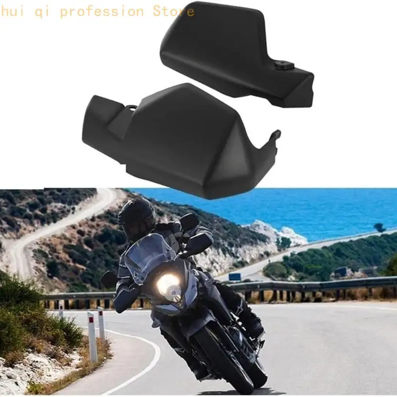 Geformtes Motorrad-Handschutzabdeckungsset für DL650 2004–2023, schwarzes linkes und rechtes Abdeckungsset für den täglichen – Detail 2