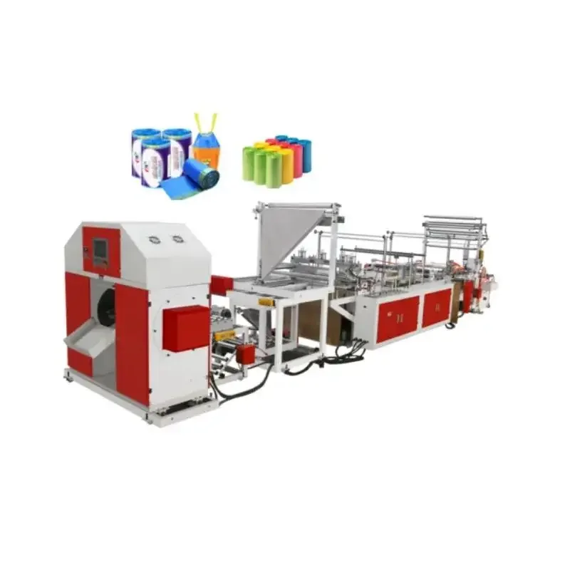 YG Full Automatic Double Lines Coreless Roll Garbage Bag Making Machine Trash Plastic Bag Making Machine