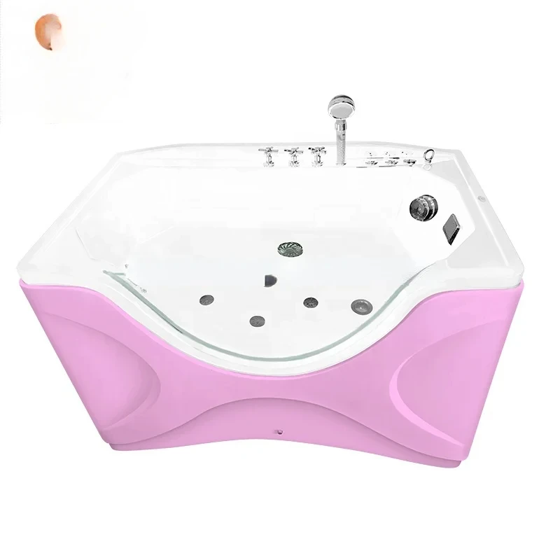 electric dog bathing tub New dog bathtub massage machine pet spa wash environment acrylic transparent dense bubbles with ozone