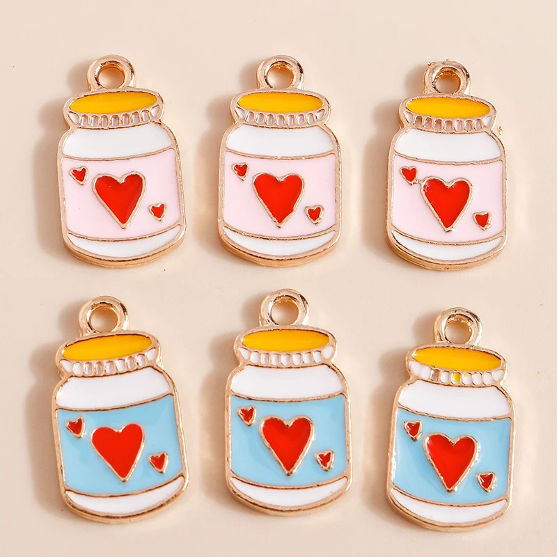10 Stück Niedliche Emaille-Anhänger in Form von Lebensmitteln, Eiscreme und Lollipops für Schmuckherstellung, Halsketten, Ohrringe, Armbänder, DIY-Bastelzubehör – Detail 10