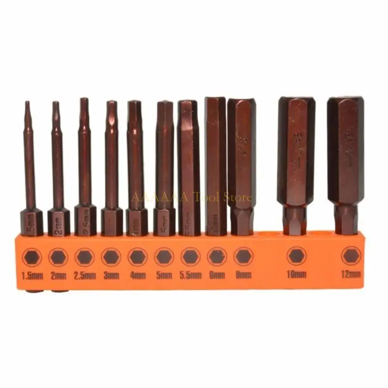 

A2BE 23Pieces Head Allen Wrenches Drill Bit Set Steel Screwdriver Bit Set