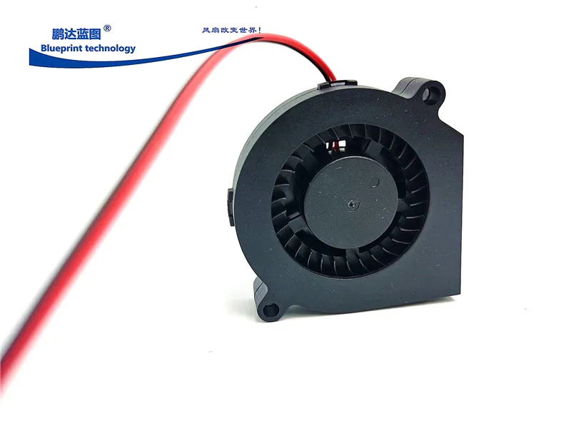 Nuovo 6015 6cm 12V Turbo Blower grande acceleratore a forma di bocca doppia ventola di raffreddamento con cuscinetti a sfera 60*60*15MM