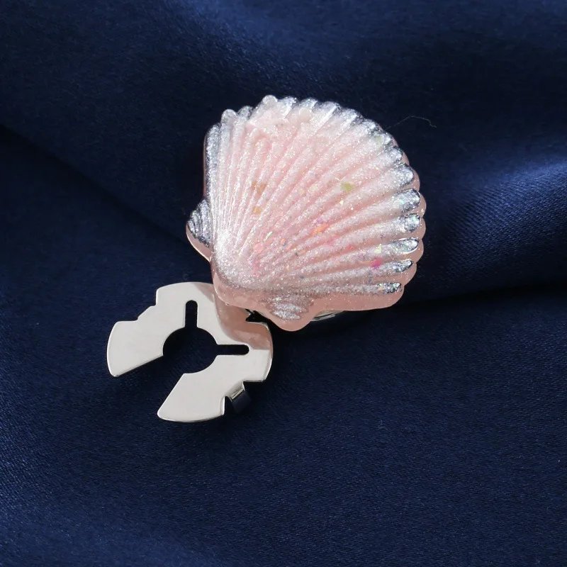 1 قطعة الراقية شل على شكل أزرار أكمام للملابس رائعة أنيقة اكسسوارات أزرار القميص يغطي مجوهرات الأزياء #3