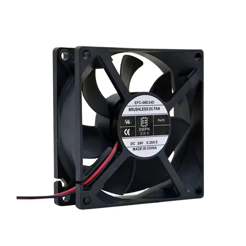 

НОВЫЙ ОРИГИНАЛЬНЫЙ EFC-08E24D 24 В 0,25 А 8025 80*80*25 мм 8 см ОХЛАЖДАЮЩИЙ ВЕНТИЛЯТОР