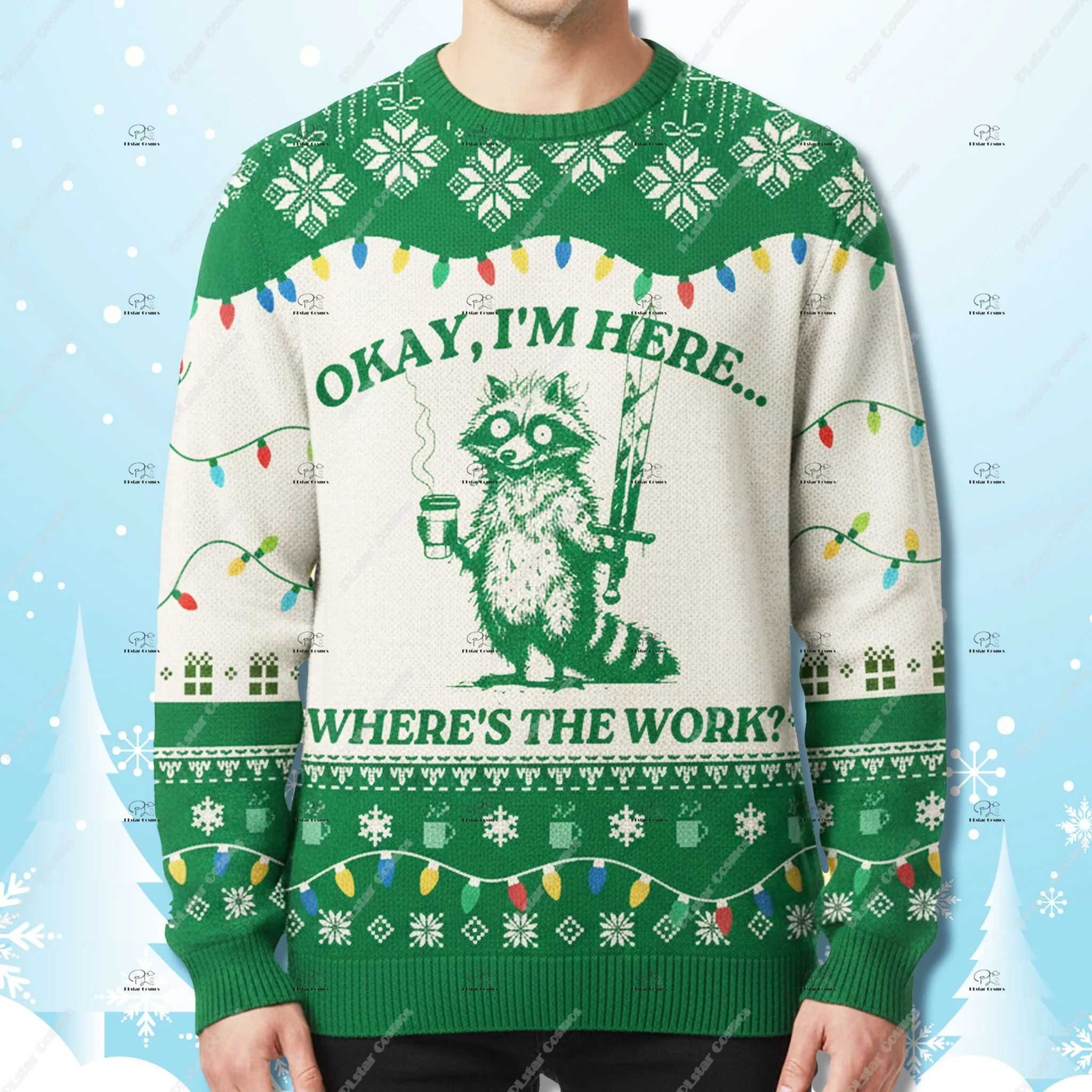 Christmas Santa Claus Cosplay Cat Pet knitted Sweater Graffiti Retro Vintage 3DPrint Pullover Casual Funny Winter Sweatshirts 1