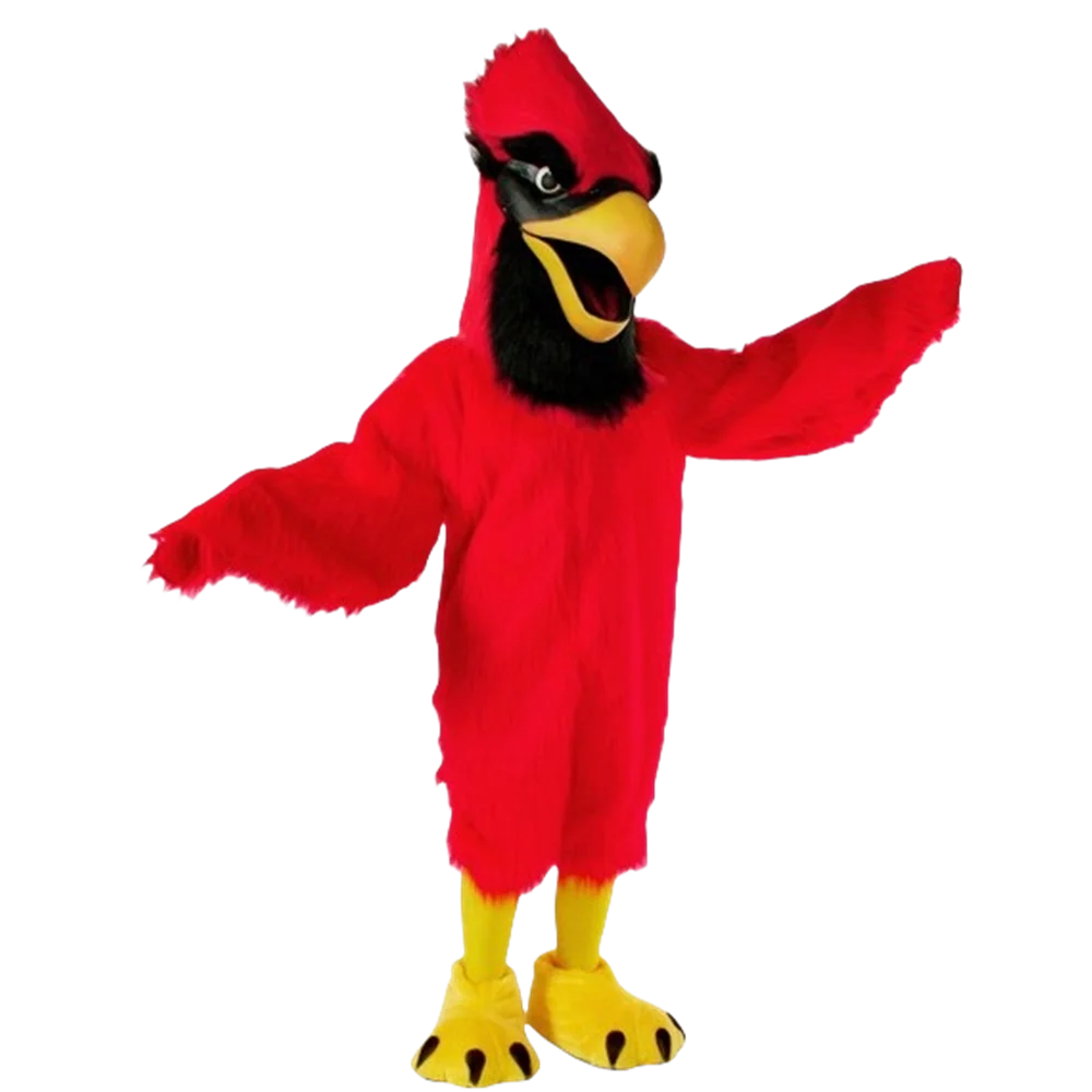 

Cool New Cardinal Mascot Costume Adult Size Birds Mascotte Mascota Outfit Suit Fancy Dress Stage Props Party Cosply Costume591
