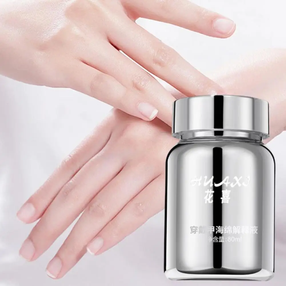 

Innovative Nail Sponge Remover 80ml Gentle & No Damage Damage Waste Reduce Removal Tips Easy Press-on Nail Nails No To Z1H6