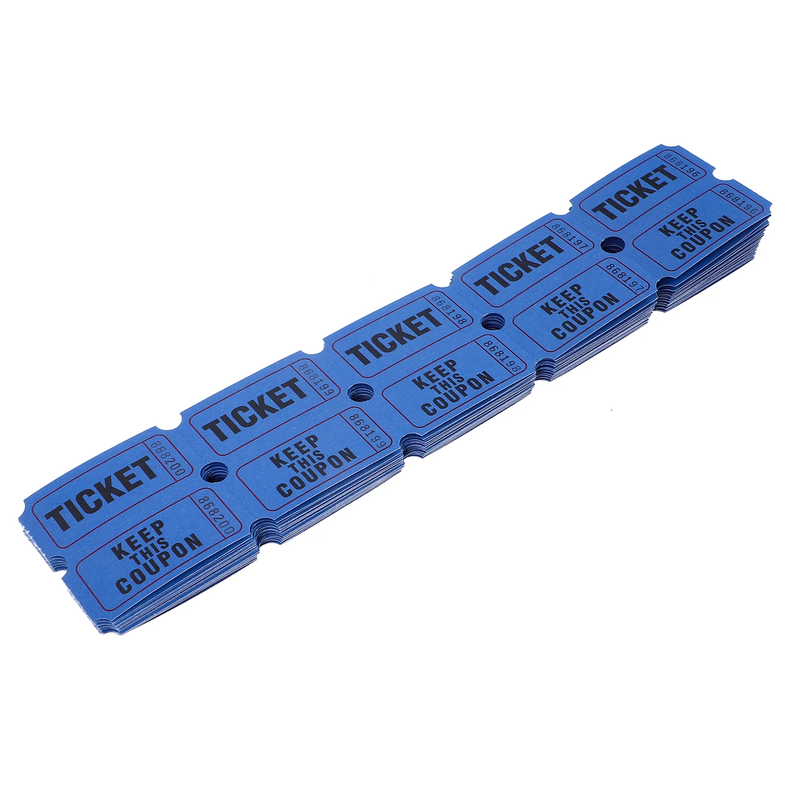 100 Pcs Lottery Draw Tickets Raffle Carnival for Classroom Labels Party Paper Individual