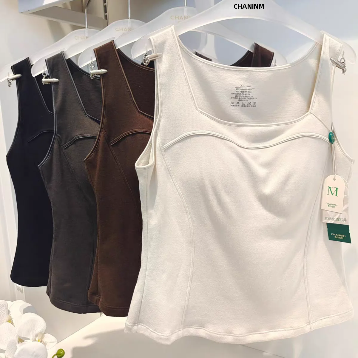 暖かさシルク下着秋冬6582五指カップスリムフィットふっくらしないブラジャー着用サーマルベストセクシーなスタイルピュアカラーデザイン