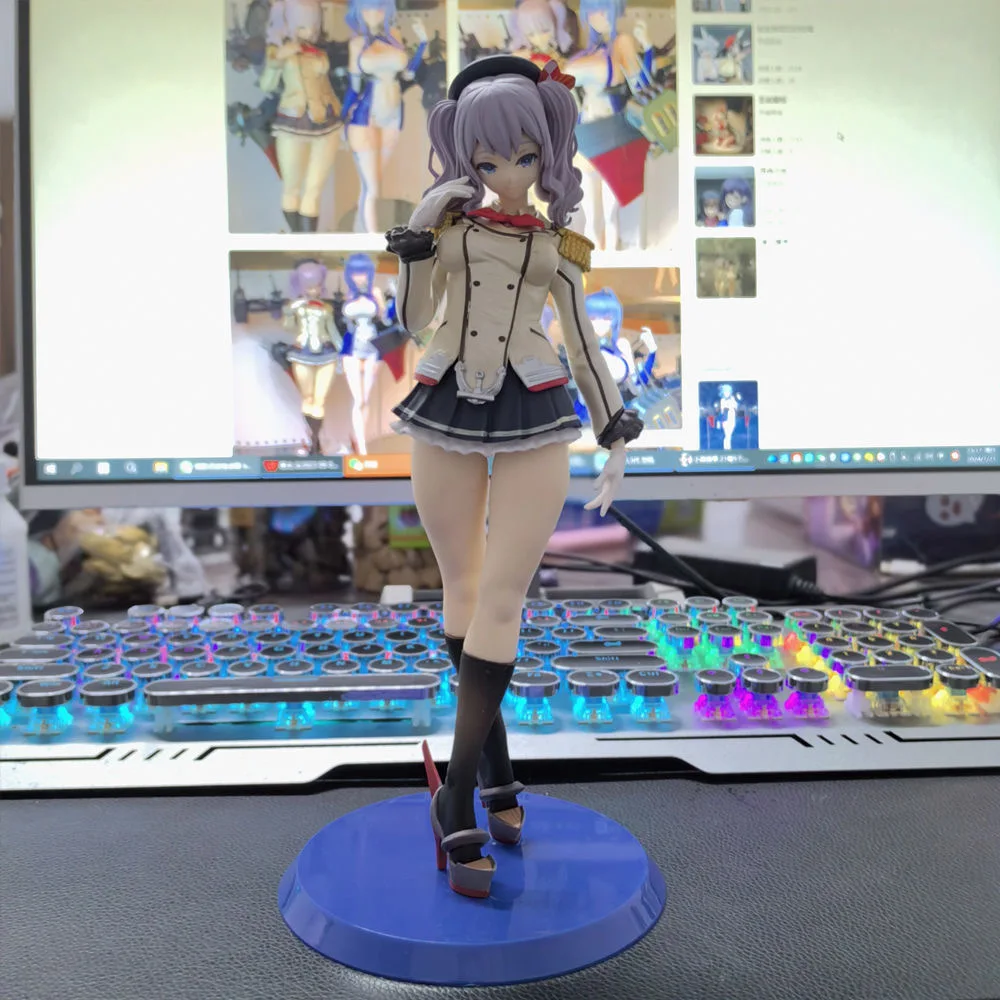 Kantai Collection Anime Figure Kan Colle Kashima Hibiki Azur Lane Girl Pvc Action Figure Toy Game Statue Collection Gifts Toys