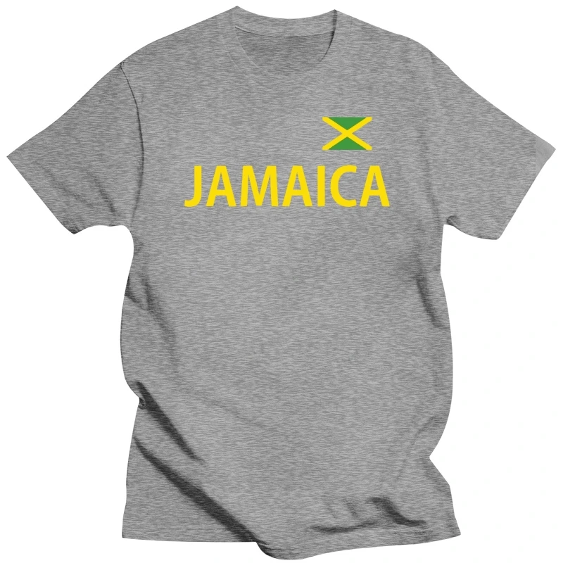 Jamaica T-Shirt - Black Yellow with Flag - S to 3XL - Jamaica Rasta Reggae