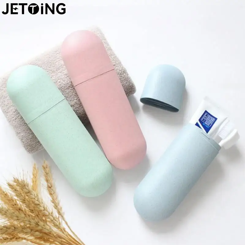 Grande Escova De Dentes Tubo Tampa Caso Cap, Plástico Suitcase Titular Bagagem Embarque, Organizador Portátil, Acessórios De Viagem, Moda