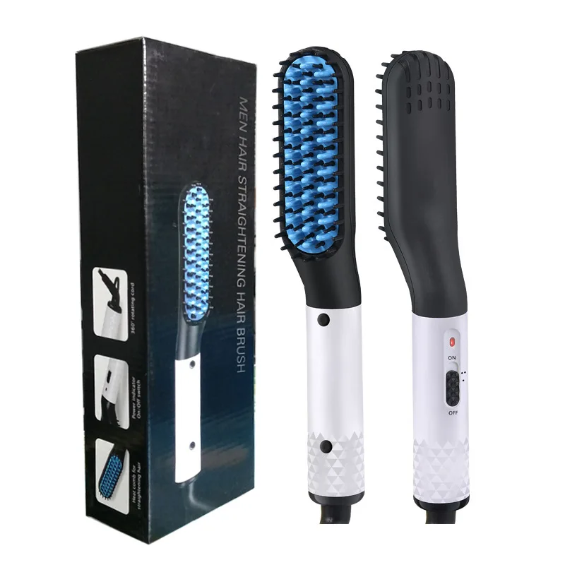 

Multifunctional Hair Straightener Hair Comb Brush Men Beard Straightener Straightening