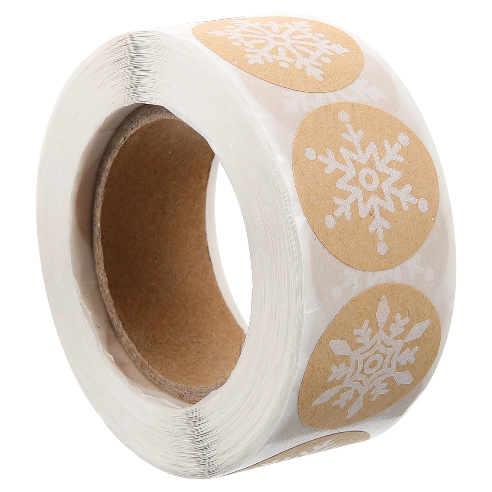 

500 шт., рождественские уплотнительные наклейки со снежинками, прочные клейкие рождественские наклейки, упаковочные этикетки для конфет, печенья, рождественские этикетки