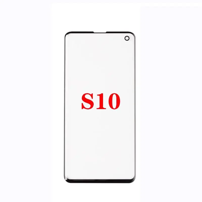 With OCA Touch Screen LCD Front Outer Glass Lens For Samsung Galaxy S8 S9 Plus S10 S10+ Note 8 9 10 Replace Parts