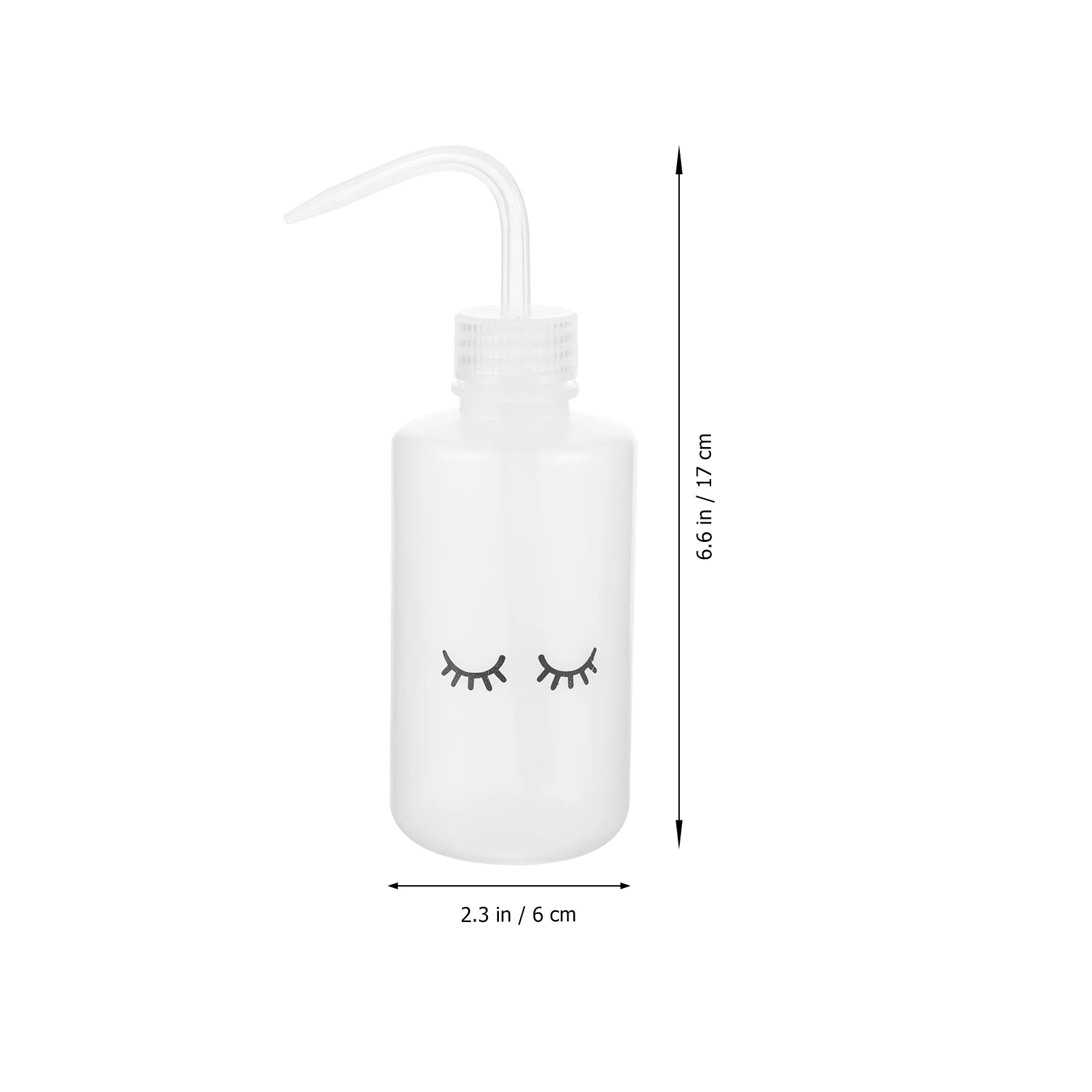 

4pcs Plastic Squeeze Bottles Narrow Mouth Portable Empty Cleaning Bottle For Eyelashes Tools Washing Body Tattoos