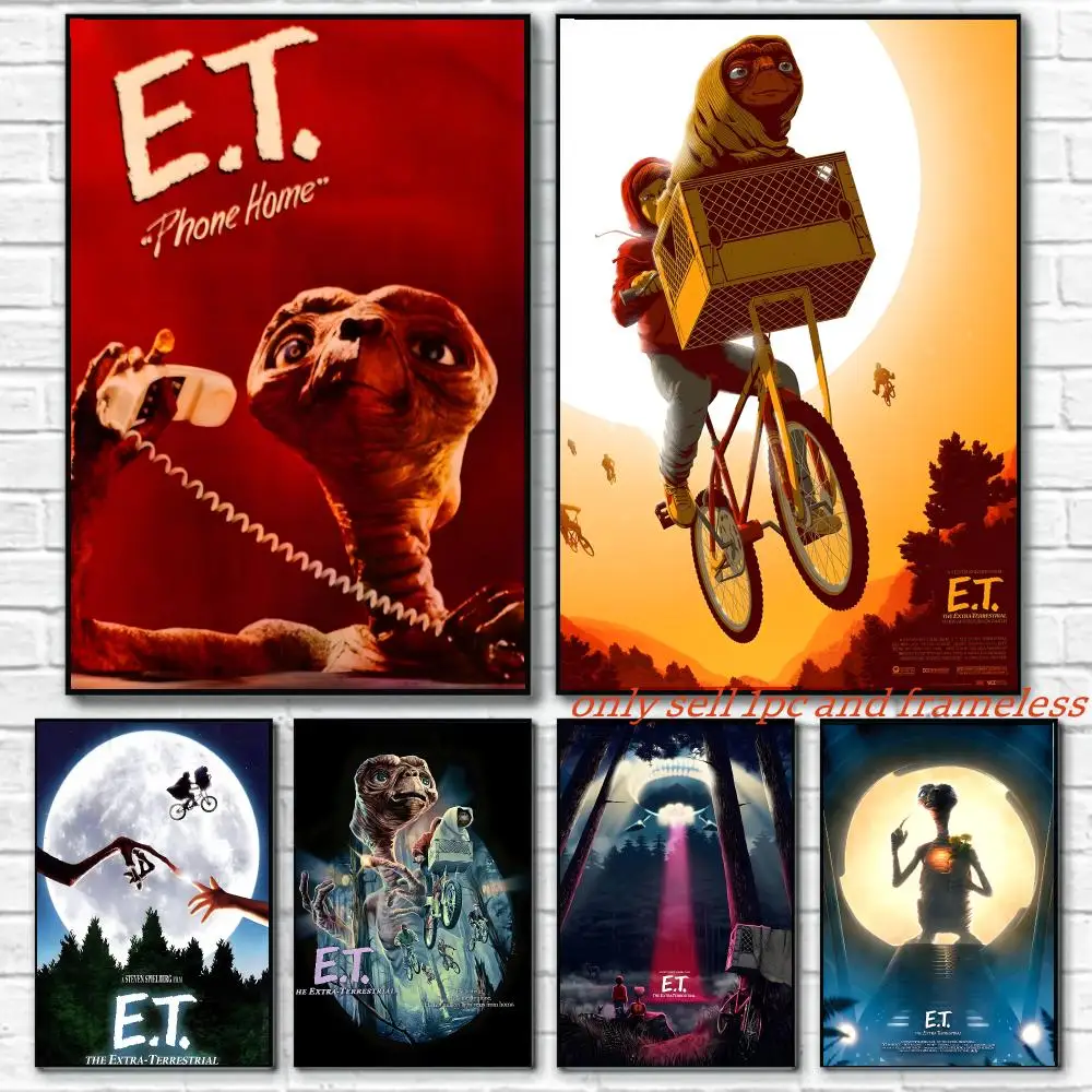 For Heart film Movies E-E.T. the Extra-Terrestrial Room Wall Art Decor Waterproof Poster For Home Bar Bedroom Decoration Gift