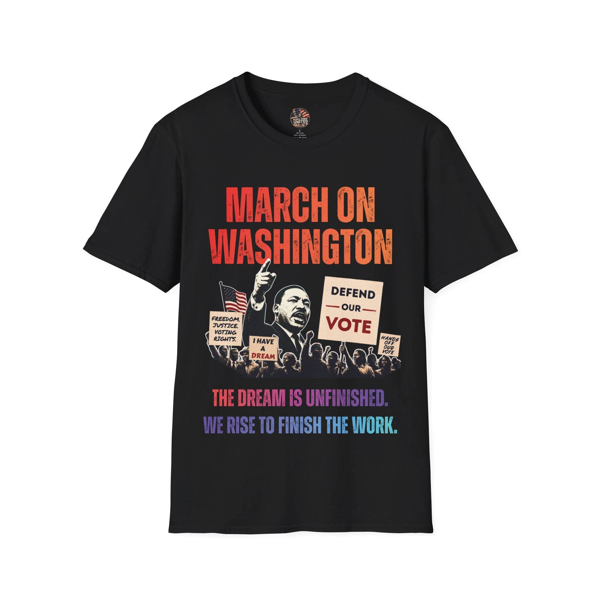 March on Washington 2026 Shirt | The Dream Is Unfinished | Defend The Vote People Power Tee