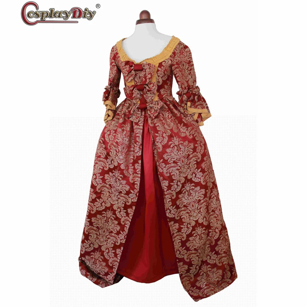 

18th Century Marie Antoinette Masked Ball Costume Medieval Victorian Fancy Wedding Dress