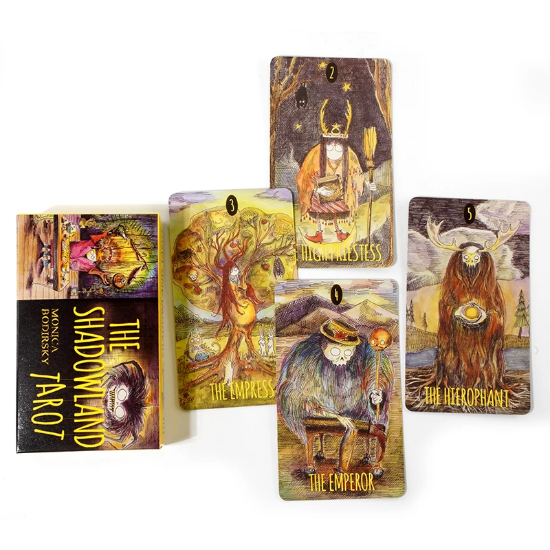 

Shadowland Tarot 78 Cards Tarot Deck with PDF Guidebook Divine and Light Your Path Light see's