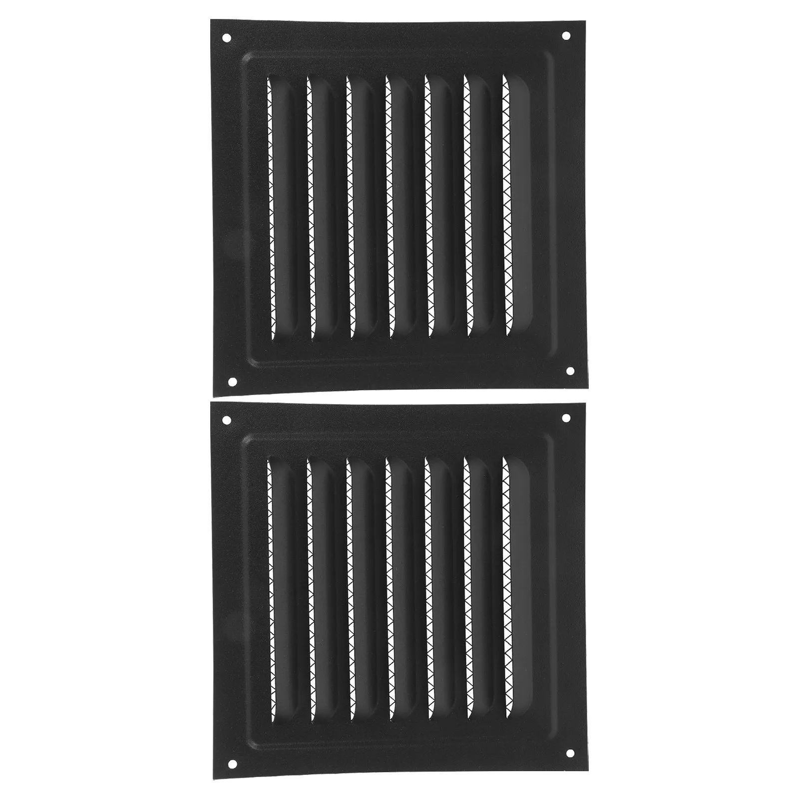 2Pcs Rainproof Ventilation Exhaust Fan Cover Universal Metal Vent Fan Grille Replacement for Rv Trailer Outdoor Dryer Vent