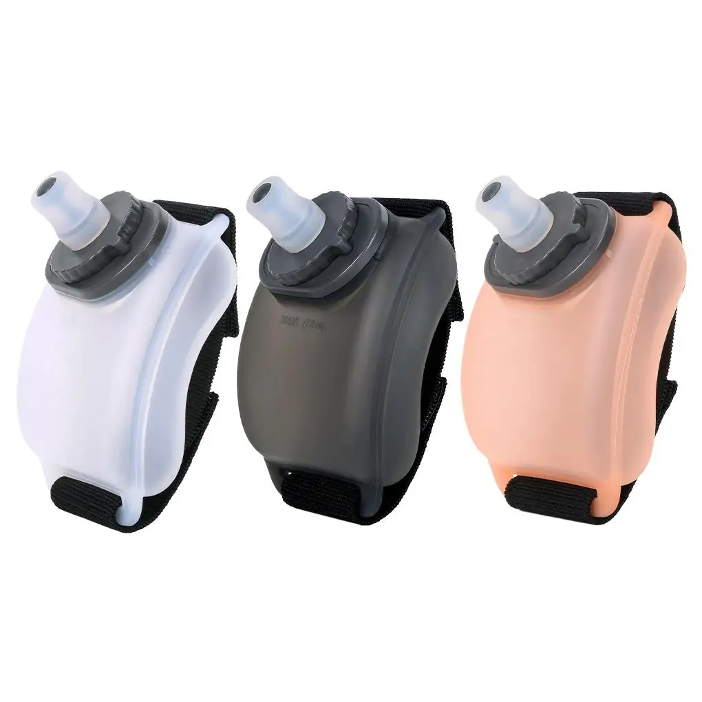 

Mini Running Wrist Water Bottle Kettle Holder Wrist Storage Bag Hydration Pack Soft Flask For Marathon Riding Fitness Climbing