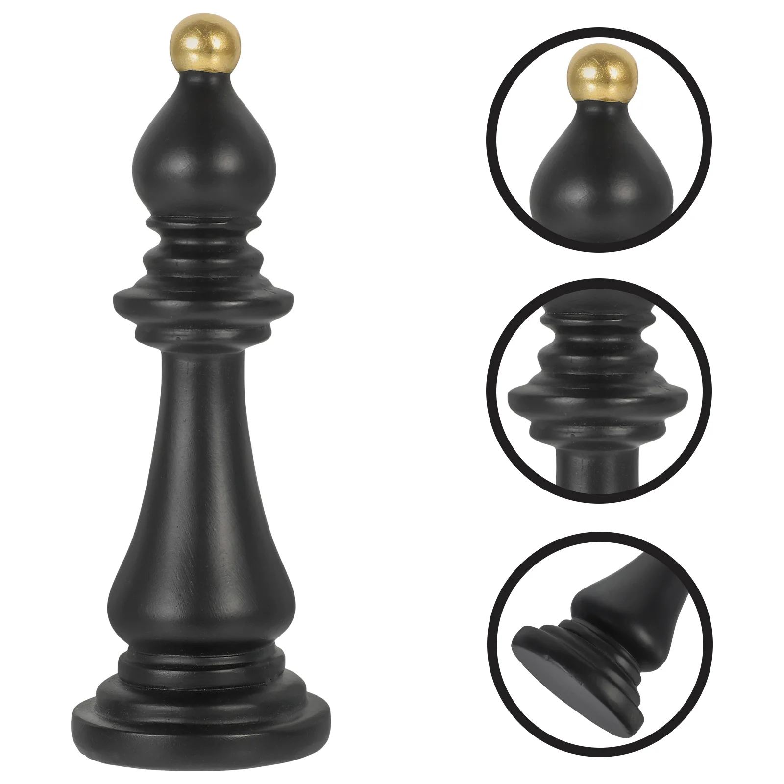 

Stylish Resin Chess Creative Decor Sculpture for Home Office Desk Cabinet Bookshelf Housewarming Gift Desktop Resin Chess