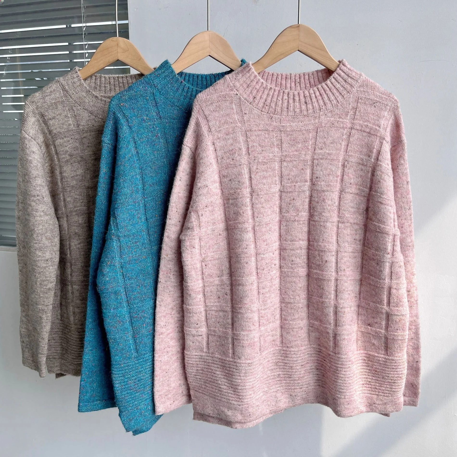 

T380 Spring Candy Colored Lazy Soft Comfortable Gentle Loose Slim Long Sve Knitted Hoodie Women D253 Spring Faion Ladies...