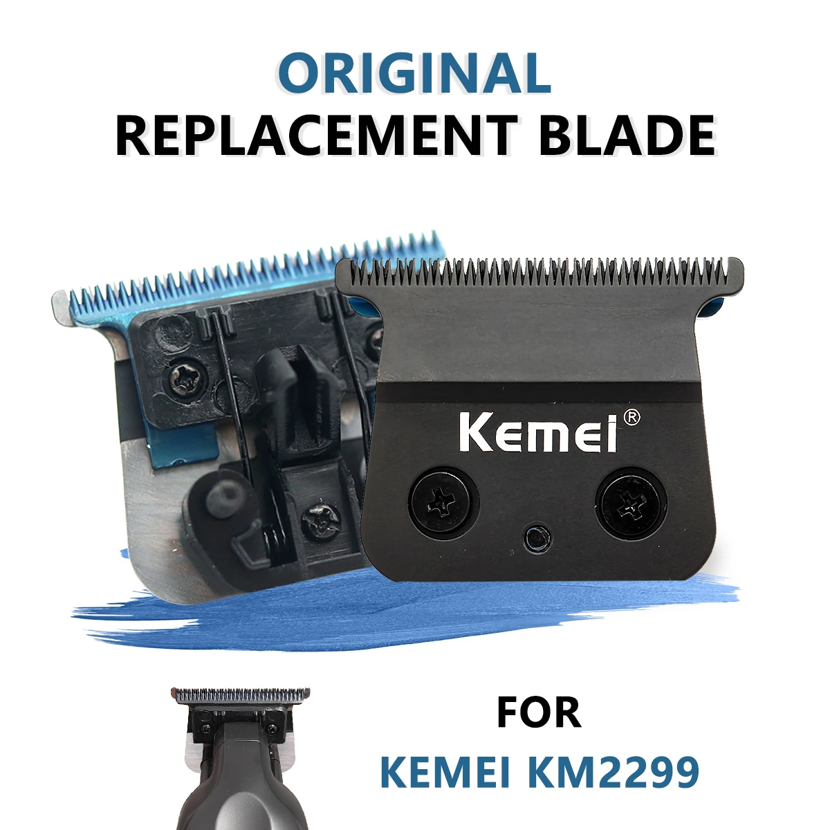 

Оригинальное сменное лезвие для Kemei KM-2299 Профессиональная машинка для стрижки волос для парикмахерских аксессуаров для стрижки волос