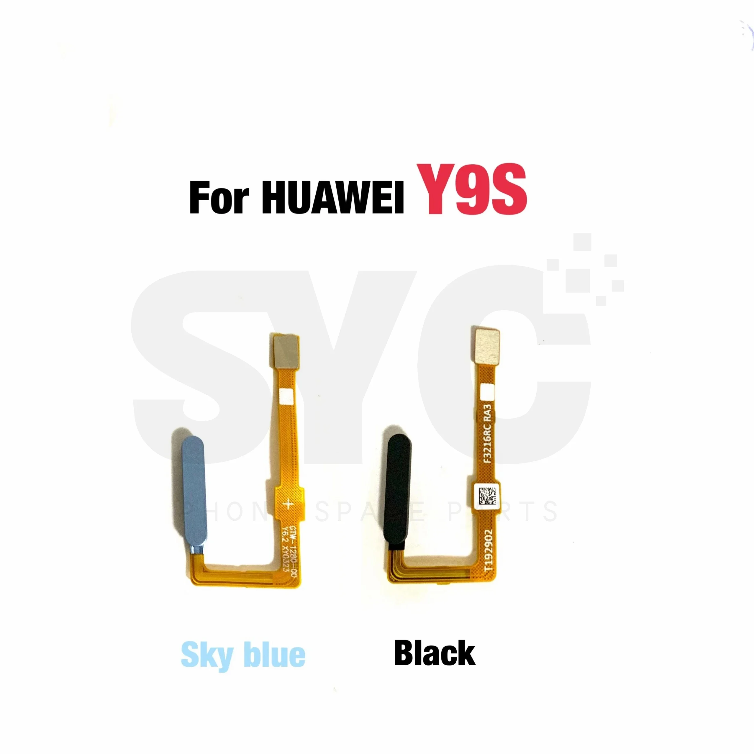 Dla Huawei Y9S Przycisk Home Czujnik linii papilarnych Powrót Włączanie i wyłączanie Elastyczny kabel