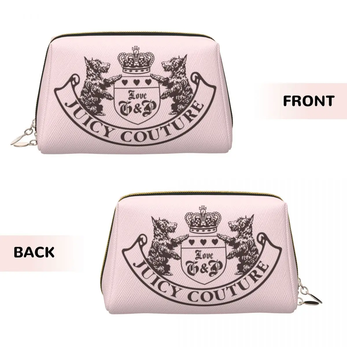 Y2k عصير كوتور كريست حقائب مستحضرات التجميل النسائية السفر ماكياج المنظم الحقيبة أدوات الزينة تخزين Dopp عدة #4