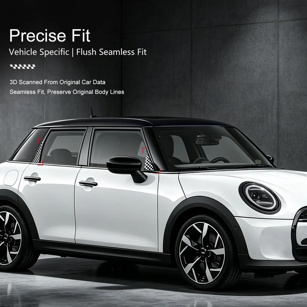  For Mini Cooper S JCW F65 F55 A/B Pillar Drip Adhesive Tape Dropping Gule Car Body Exterior Decoration Sticker Accessories