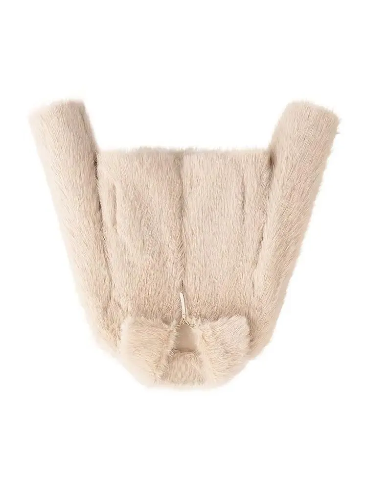 

HH женская осенне-зимняя куртка из искусственного меха с лацканами, короткая утолщенная теплая плюшевая куртка в стиле ретро, модная темпераментная куртка