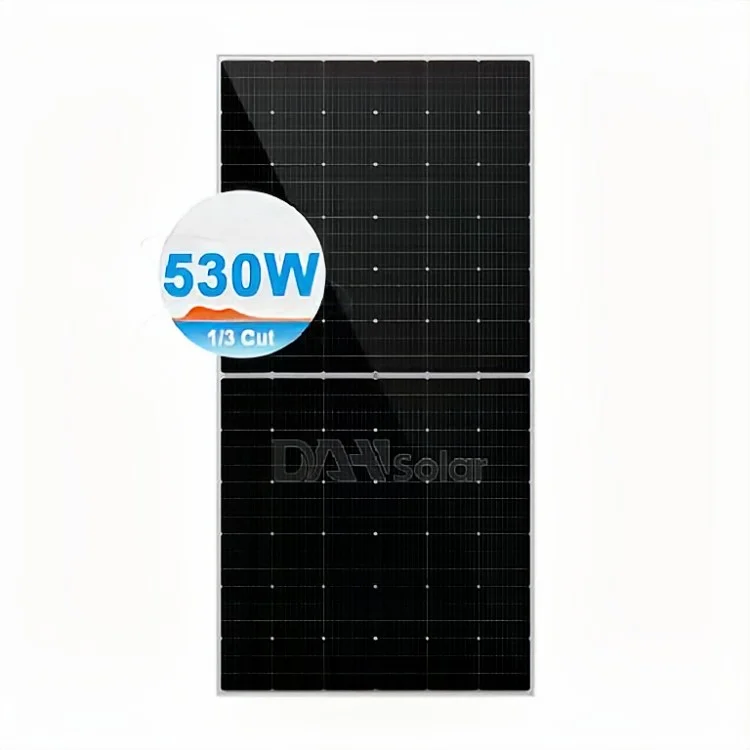 Hot Sale  low current Solar module 182mm 1/3 cut 72 cells 530w 540w 550w solar panels monocrystalline