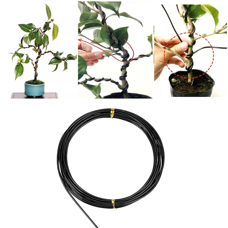 

9 Pcs 1/1.5/2mm Bonsai Tools Metal Bonsai Wire Modeling Aluminum Wire Orchard Garden Tools Plant Shape Jewelry Craft Accessories